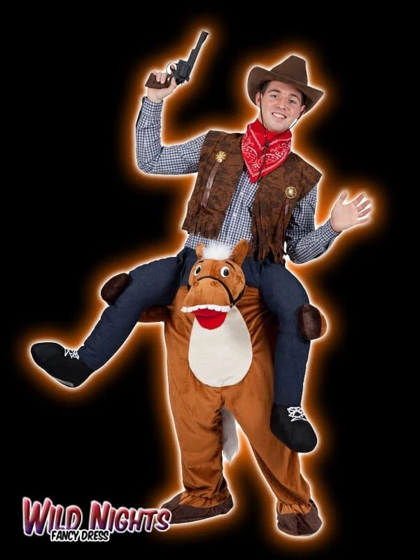 Wicked FANCY DRESS COSTUME COMEDY CARRY ME PARTY MASCOT ONE SIZE: BROWN HORSE 1 Wicked FANCY DRESS COSTUME COMEDY CARRY ME PARTY MASCOT ONE SIZE: BROWN HORSE