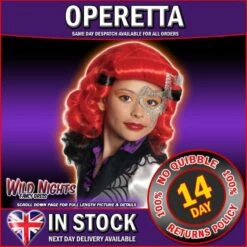 Girls Monster High Operetta Wig