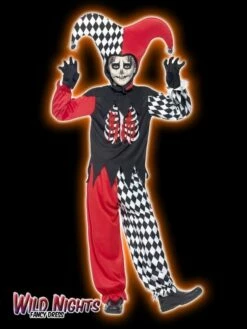 Smiffys HALLOWEEN BOYS BLOOD CURDLING JESTER COSTUME