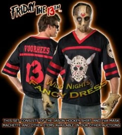 Halloween Boys Jason Hockey Shirt