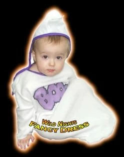 Smiffys HALLOWEEN FANCY DRESS # BABY BUNTING GHOST 6-12 MONTHS