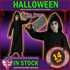 HALLOWEEN FANCY DRESS ~ BOYS HORROR ROBE