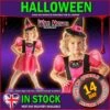 Halloween Fancy Dress ~ Girls Kitty Witch Costume