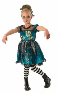 Halloween Frankie Girl Frankenstein Large Age 7-8