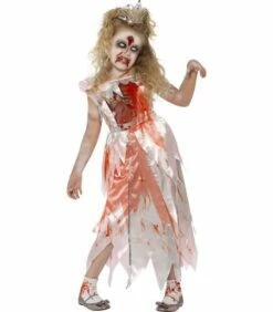Smiffys Halloween Girl's Zombie Sleeping Princess Costume