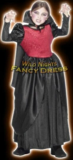 Smiffys Halloween Girls Countess Costume