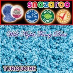 SNAZAROO FACE PAINT IRIDESCENT POWDER TURQUOISE 12ML TUB
