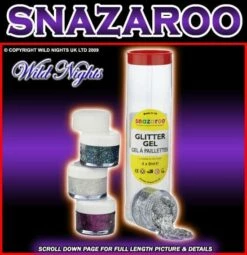 SNAZAROO GLITTER GEL TUBE A MULTI, SILVER, PINK, GOLD