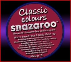 SNAZAROO PROFESSIONAL FACE PAINT 30ML TUB BURGANDY