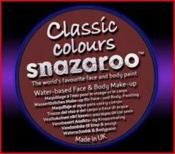 SNAZAROO PROFESSIONAL FACE PAINT 30ML TUB MAROON
