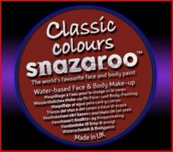 SNAZAROO PROFESSIONAL FACE PAINT 30ML TUB RUST BROWN