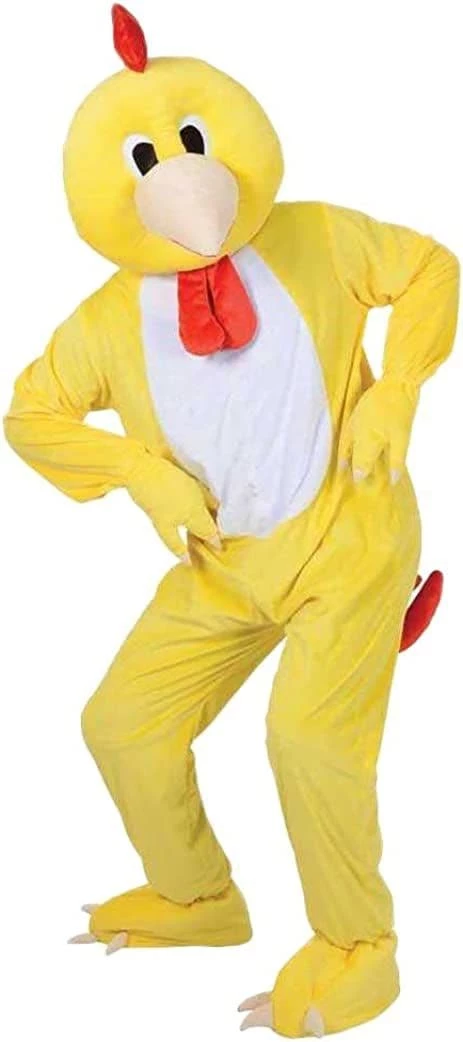 Wicked Yellow Chicken Adult Animal Mascot Costumes 1 Wicked Yellow Chicken Adult Animal Mascot Costumes
